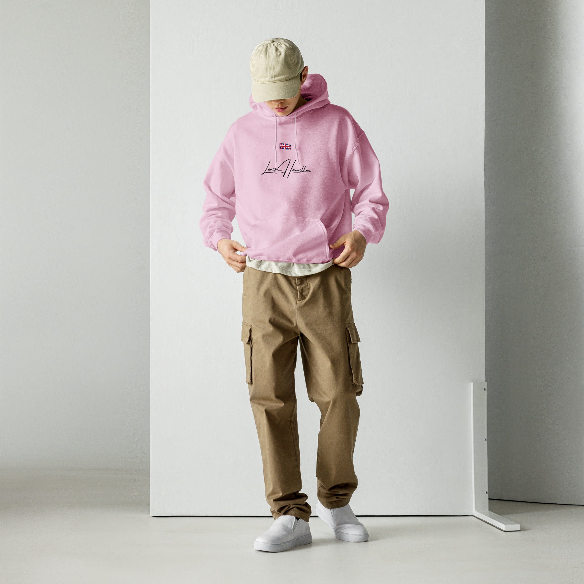 Lewis hamilton hot sale pink hoodie